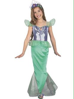 LITTLE MERMAID Ariel Girl CHILDREN HALLOWEEN COSTUME SIZE 4-6X S/P