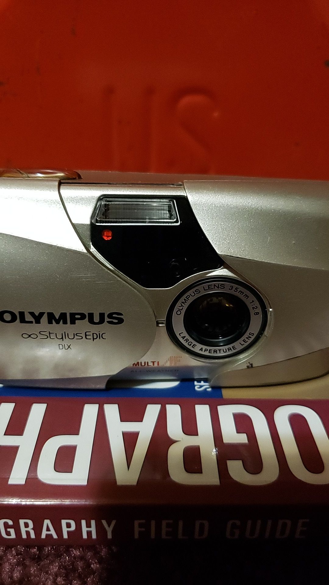 Olympus Stylus Epic dlx 35mm 2.8 camera mju ii