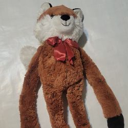 26″ Fox Plush — Extra-Long Limbs with Hook & Loop Locking Hands — Extra Soft