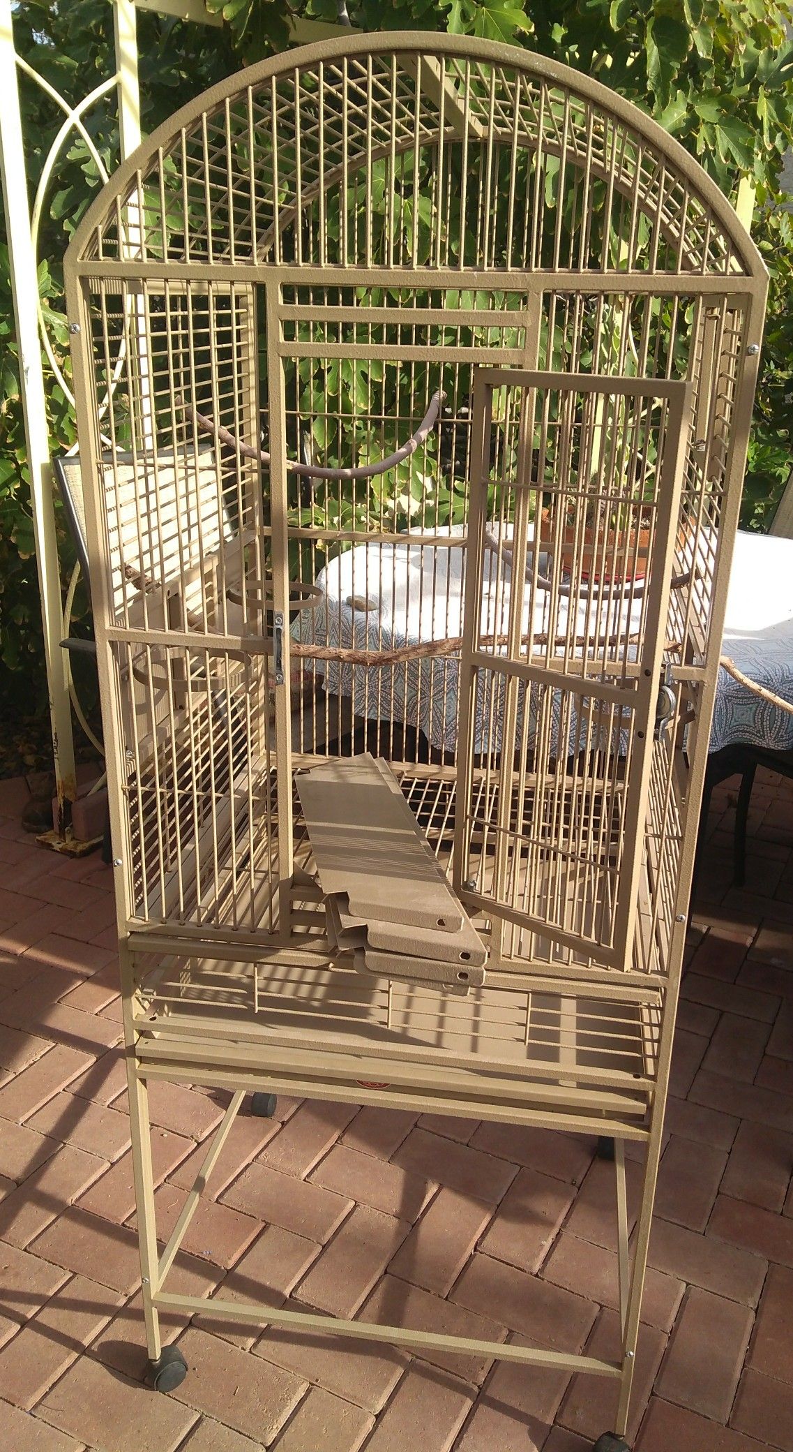 HQ Bird Cage, 24w x 22d x 60.5h, Excell Cond.