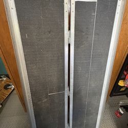 HAUL-MASTER 1200 lb. Capacity, 72in. X 30in. Convertible Aluminum Loading Ramp