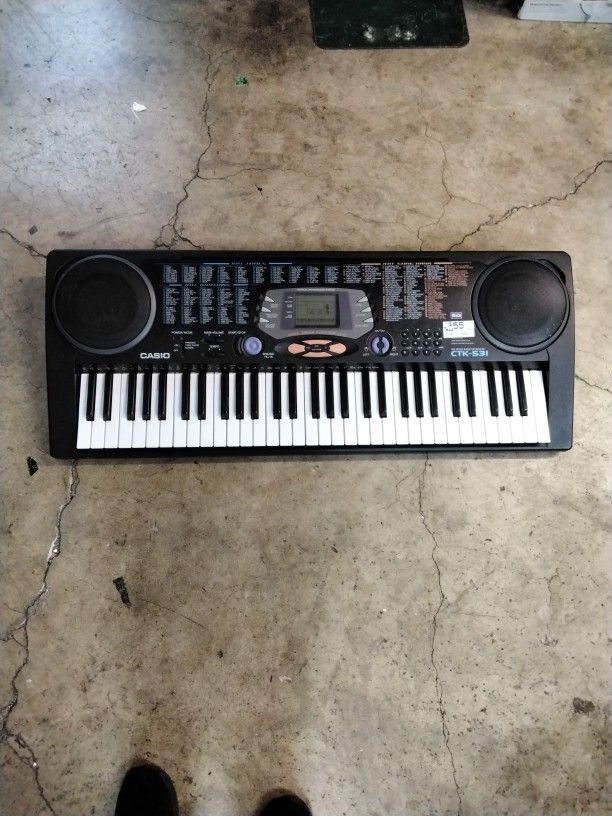 Casio Ctk 531, Stand And Charger - Main Image