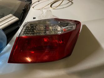 Car Tail Light Assembly Red and Clear