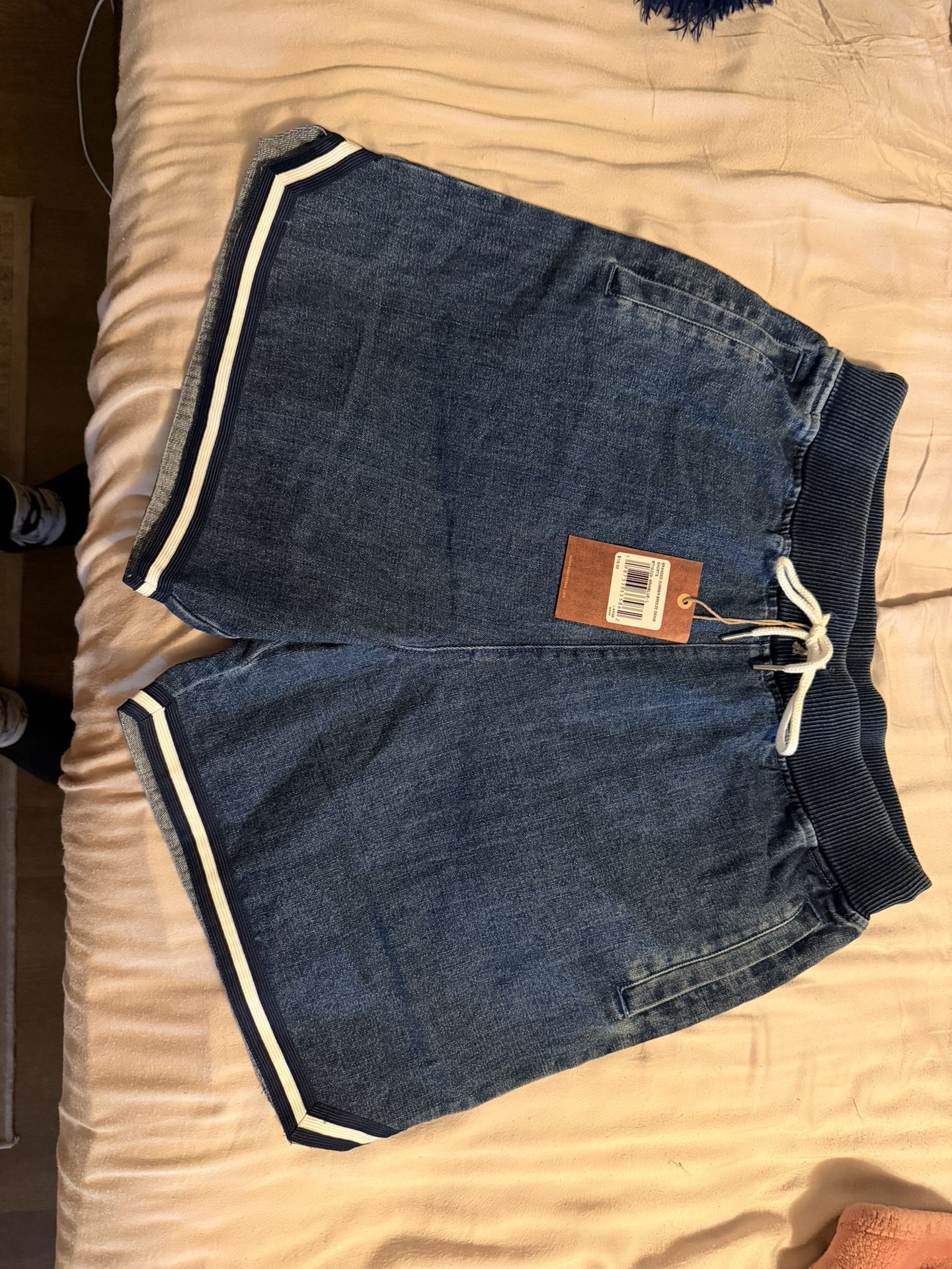 Mitchell And Ness Summer Breeze Denim Jean Shorts Size Large