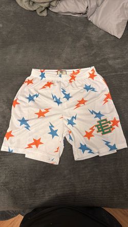 Eric Emanuel Mesh Shorts Stars Pattern