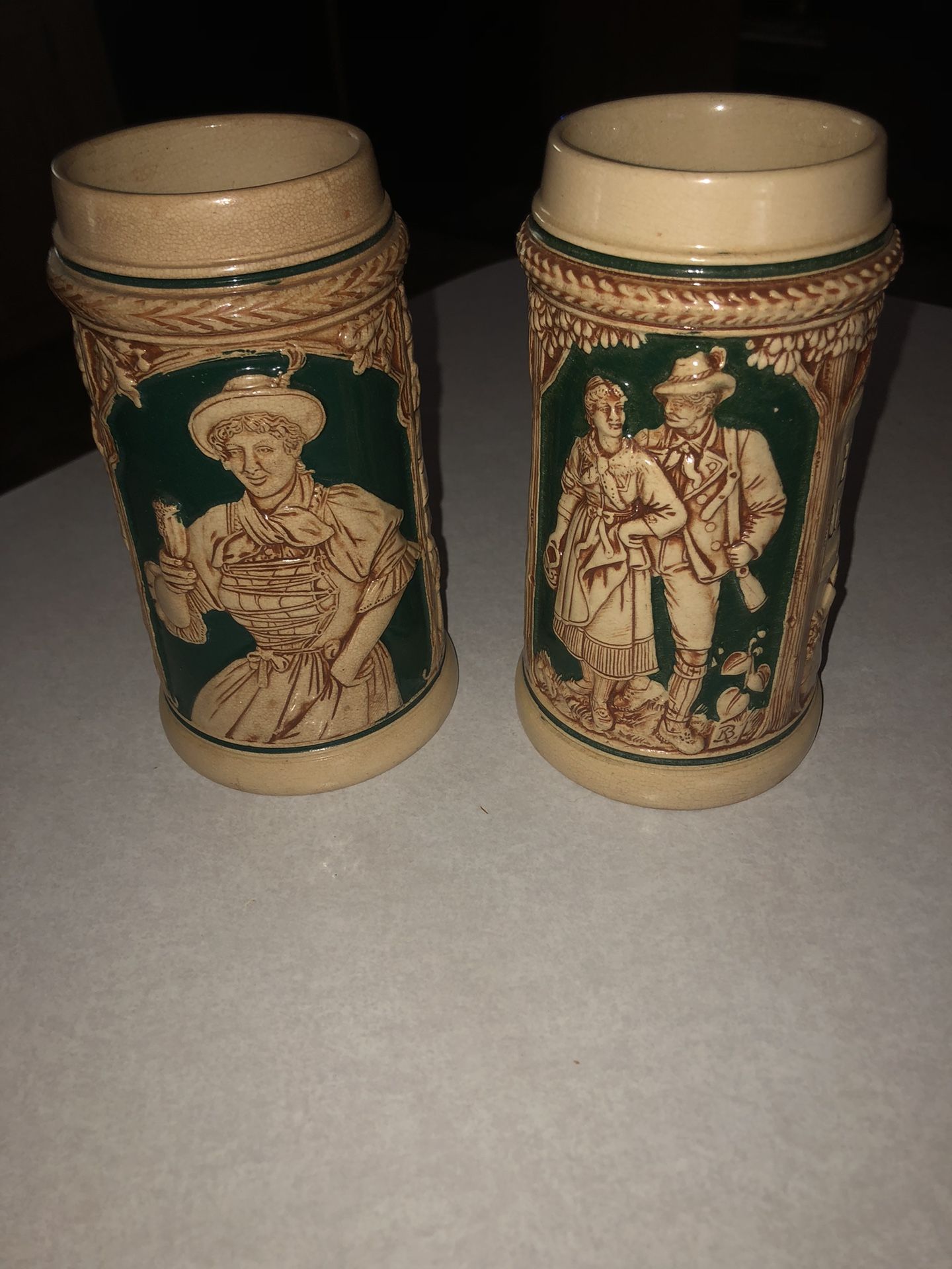 Vintage German Beer Steins