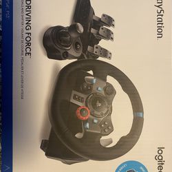 Logitech - G29 Driving Force Racing Wheel and Floor Pedals for PS5, PS4, PC