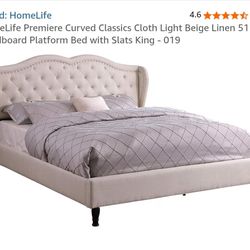 King Size Bed (No Mattress)