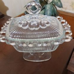 Vintage Indiana Glass Co. Candy Dish