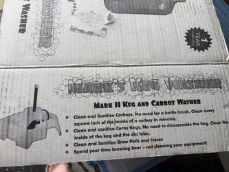 NEW Mark II Keg & Carboy Washer BEER Cleaning Sanitizing Carboys Corny Kegs Brew Paul’s Hoses