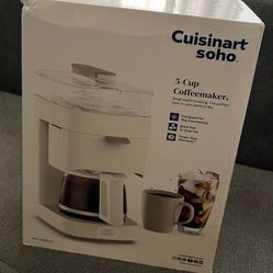 Brand New Sealed - Cuisinart 5c SOHO Drip Coffee Maker Truffle