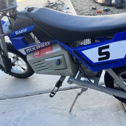 Razor Mx350 Electric Motorcycle With Charger