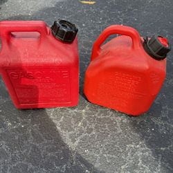 2 X 1 Gallon Gas Tanks