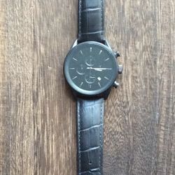 USED Vincero Chrono Matte Black Watch For Men Gents Wristwatch
