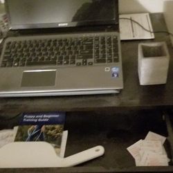Simply Ikea Desk with Large Front Drawer + Chair