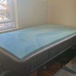 Cool Touch Gel Memory Foam Mattress Topper – 2" – Threshold