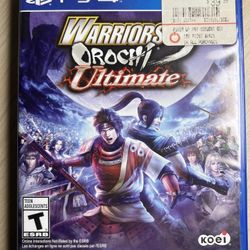 Warriors Orochi 3 Ultimate For PlayStation 4