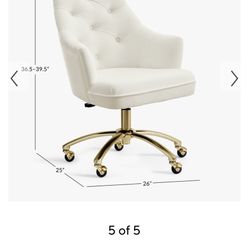Desk Chair From Pottery Barn (silla De Escritorio)