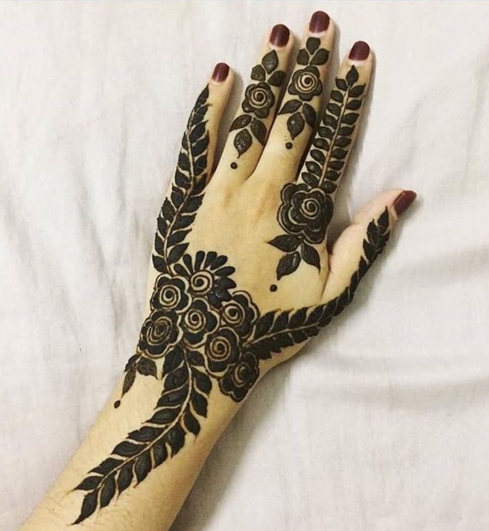 Arabic henna desings