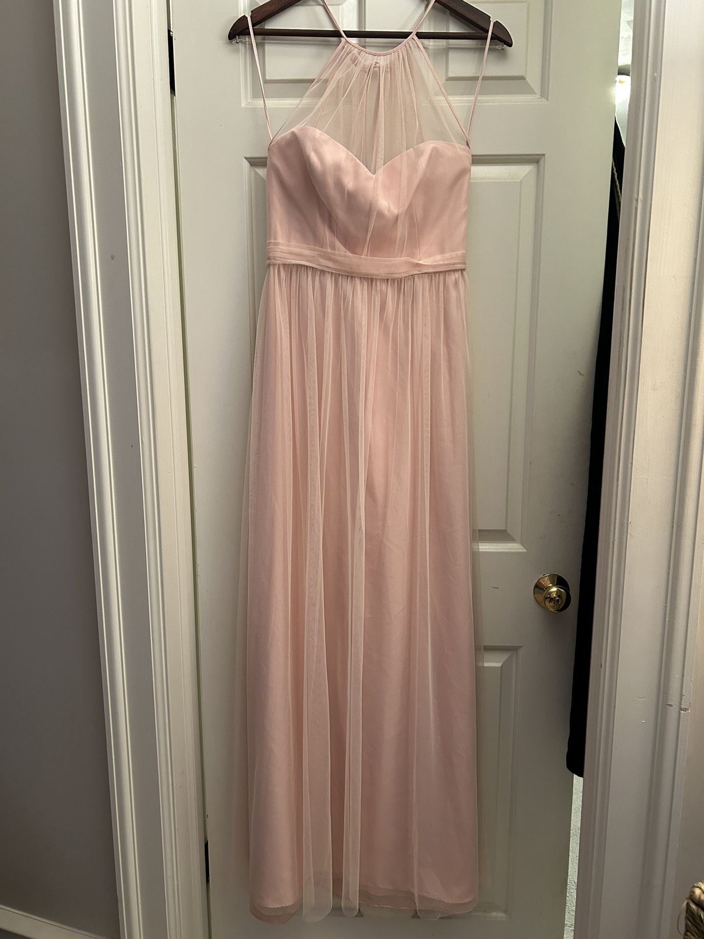 Amsale Peach Evening Gown, 6
