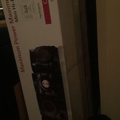 LG maximum music system 