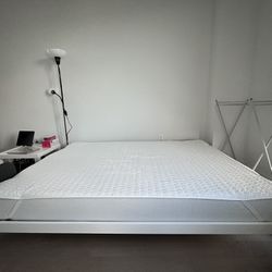 Queen Bed + Frame $200