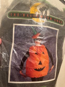 Vintage from the 80’s-90’s Jack-O-Lantern adult costume