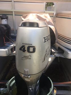 Honda 40hp 4 stroke tilt &trim