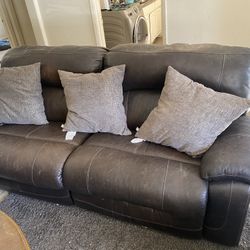 Reclining Leather Couches