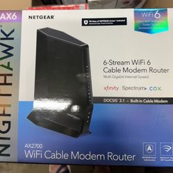 Netgear Nighthawk WiFi Cable Modem Router