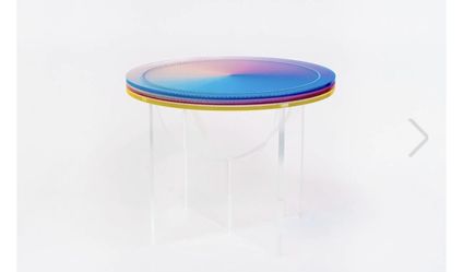 Felipe Pantone SUBTRACTIVE VARIABILITY CIRCULAR' SIDE TABLE 2