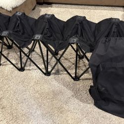 Collapsible Team Bench For Sports 6 Person