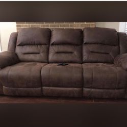 3 Piece Recliner Couch Set 