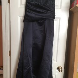 Formal Party Dress Night Gown Size 14 Blue