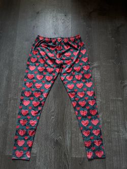 Heart Print Leggings