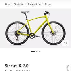 2025 Specialized Sirrus X 2.0 Size