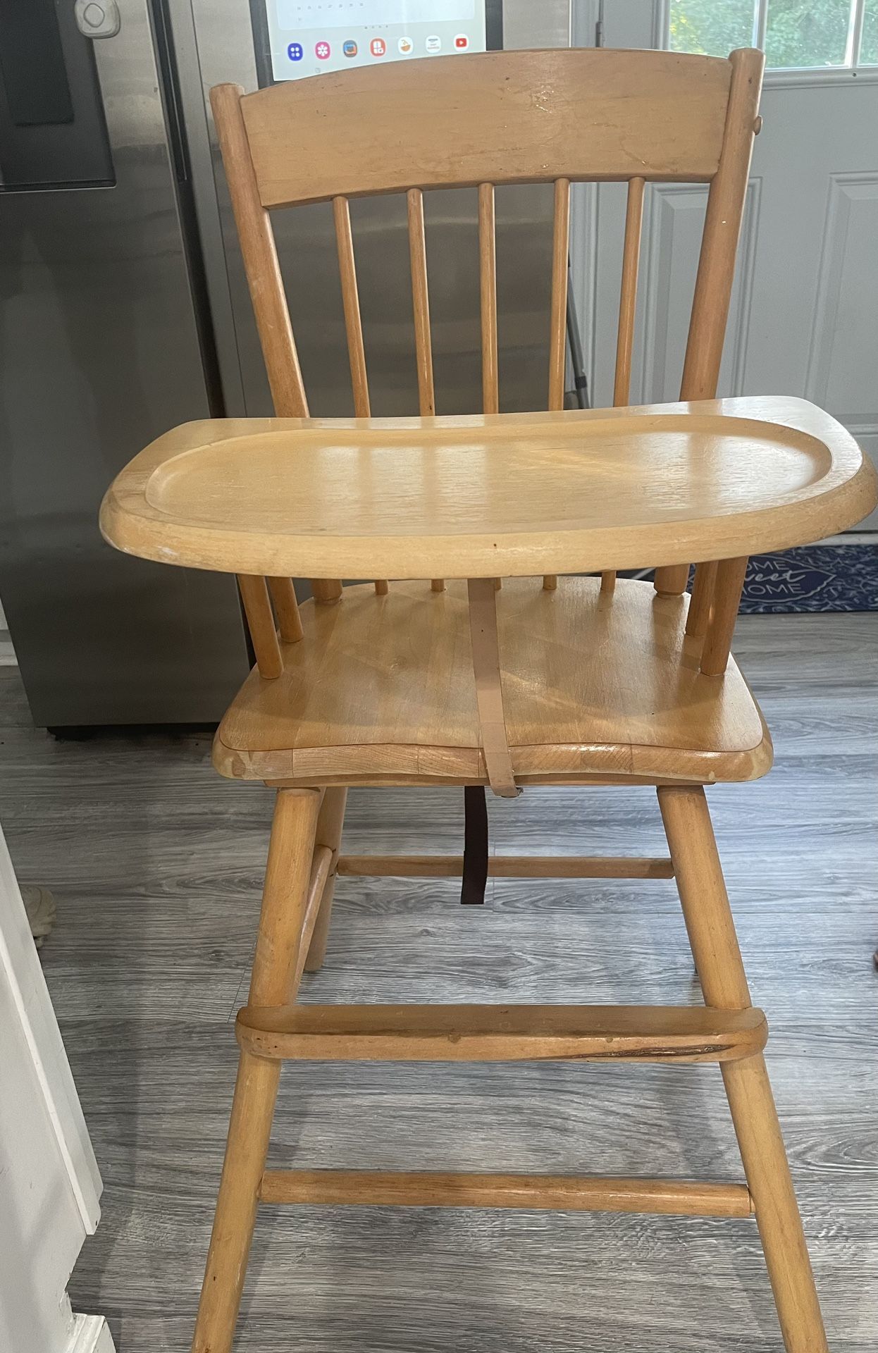 Vintage Wooden Highchair 