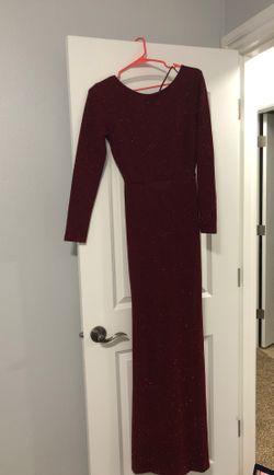 Red Christmas New Years women’s sparkly dress