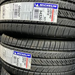MICHELIN PILOT SPORT ALL SEASON 225/50ZR18 TIRES FOR SALE!!!!!!