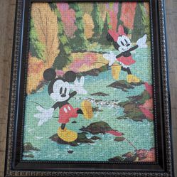 Beautiful Mickey and Minnie Framed Art for Sale 