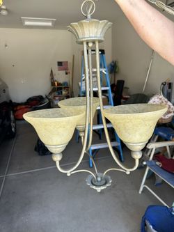 Rustic 3 Light Chandelier