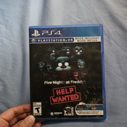 FNAF VR HELP WANTED PS4