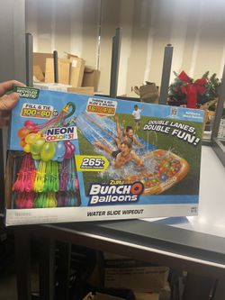 Waterslide And Water Balloons 