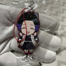 Demon Slayer Kimetsu No Yaiba Kocho Shinobu Rubber Strap Mascot Keychain