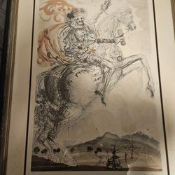 Saint George And The Dragon Lithograph 