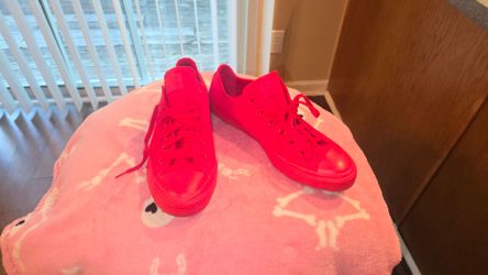 All-Red Chuck Taylor Low Tops – Clean & Classic Statement Shoes