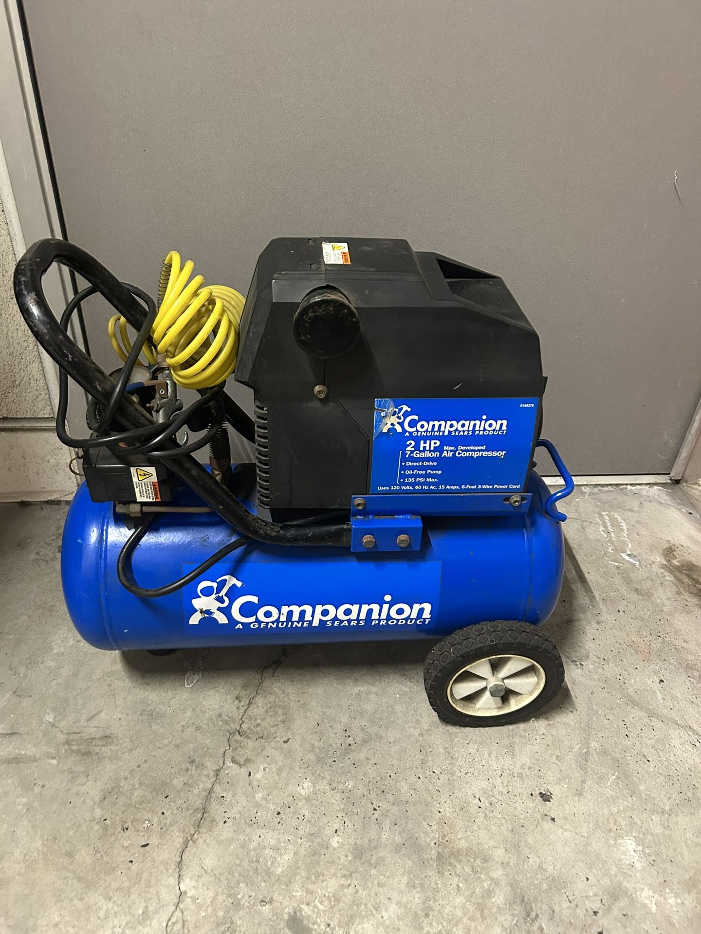 7 Gallon 2 Hp Compressor