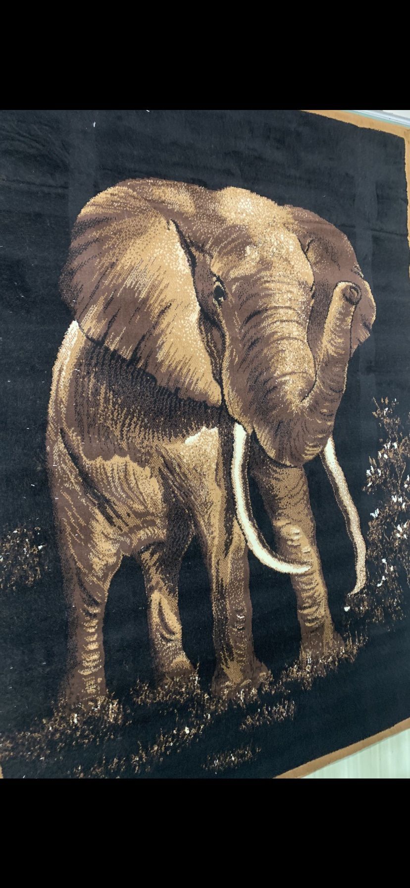 Elephant Area Rug Brand New