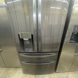 LG 36” Stainless Steel 4 Door Refrigerator 