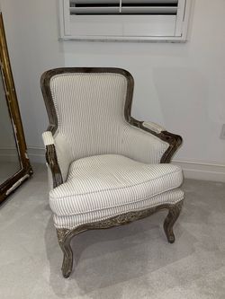 French Provincial Bergère Accent Chair